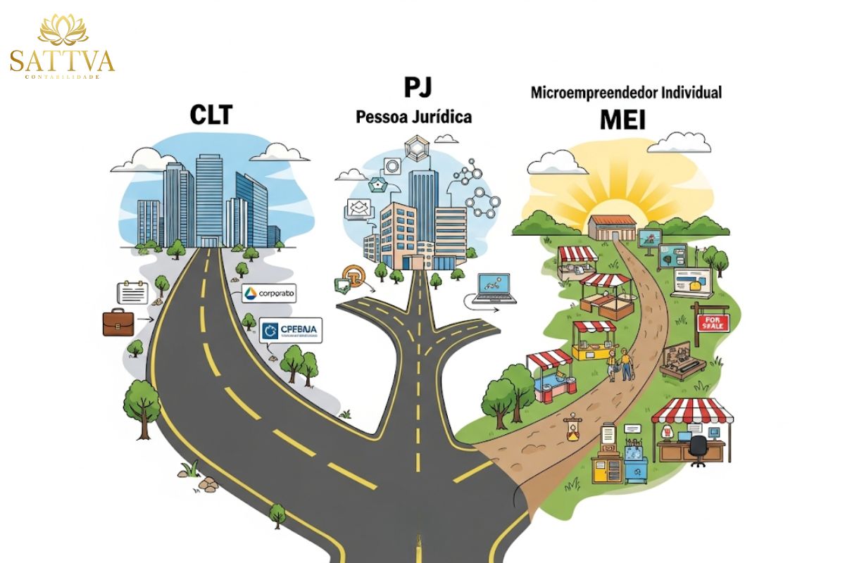 CLT, PJ ou MEI? Qual a Melhor Opção em 2025?
